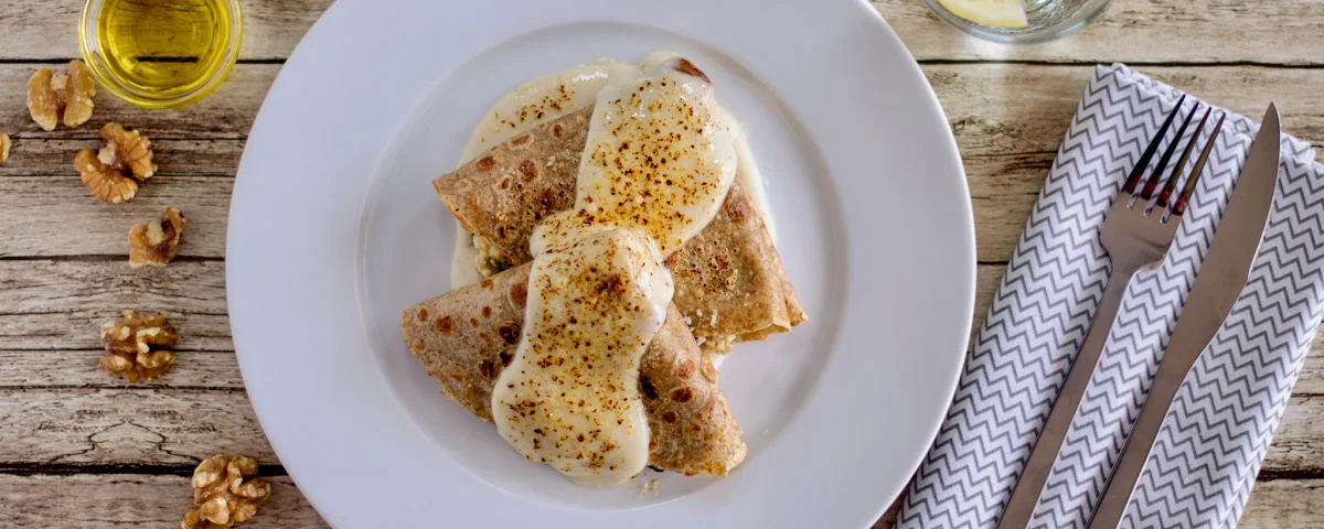 Kit de receta crepes de espinaca y ricota